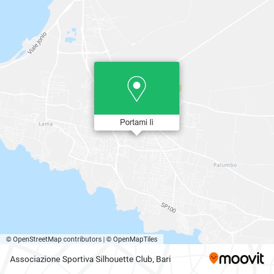 Mappa Associazione Sportiva Silhouette Club