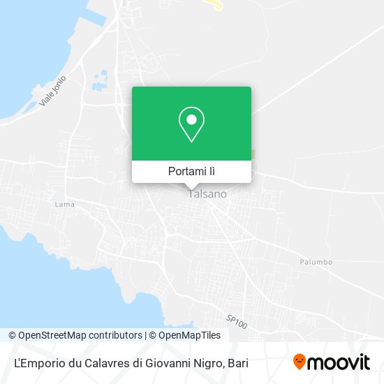 Mappa L'Emporio du Calavres di Giovanni Nigro