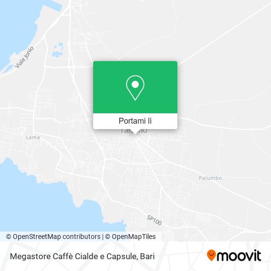 Mappa Megastore Caffè Cialde e Capsule