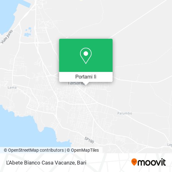 Mappa L'Abete Bianco Casa Vacanze