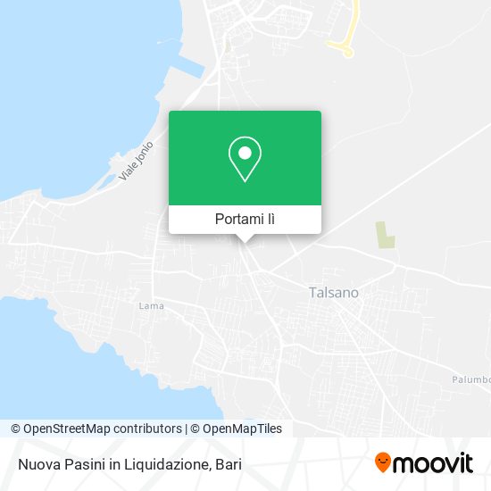 Mappa Nuova Pasini in Liquidazione