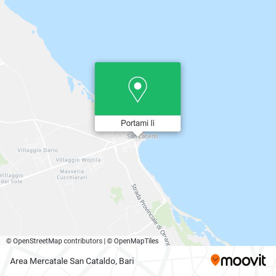 Mappa Area Mercatale San Cataldo