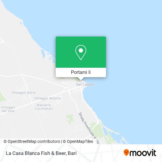 Mappa La Casa Blanca Fish & Beer