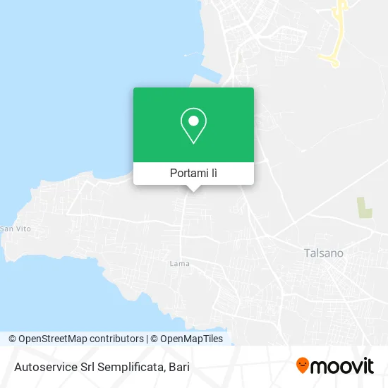 Mappa Autoservice Srl Semplificata