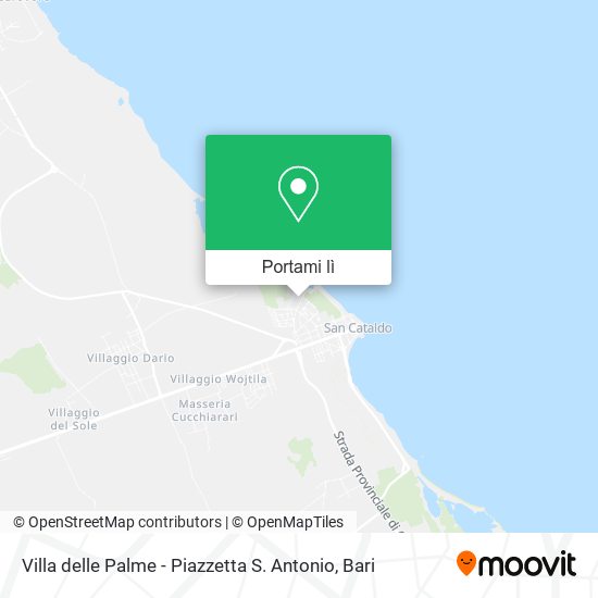Mappa Villa delle Palme - Piazzetta S. Antonio