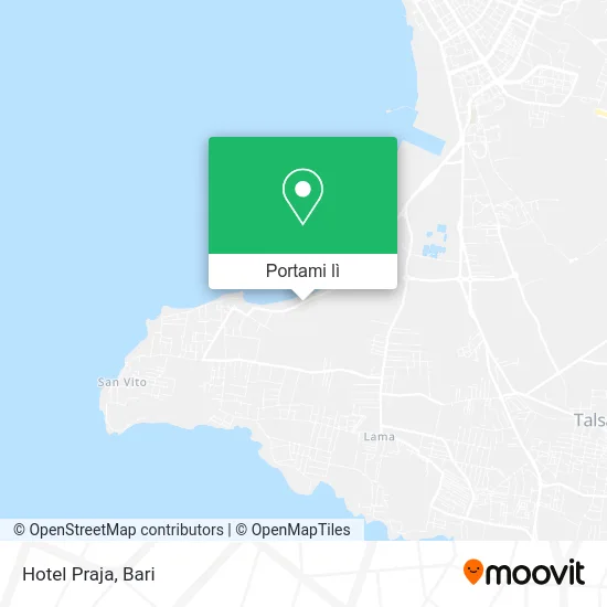 Mappa Hotel Praja