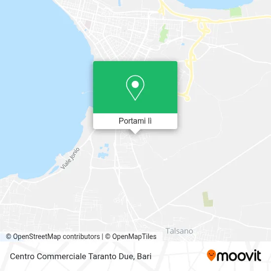 Mappa Centro Commerciale Taranto Due