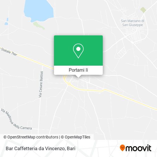 Mappa Bar Caffetteria da Vincenzo