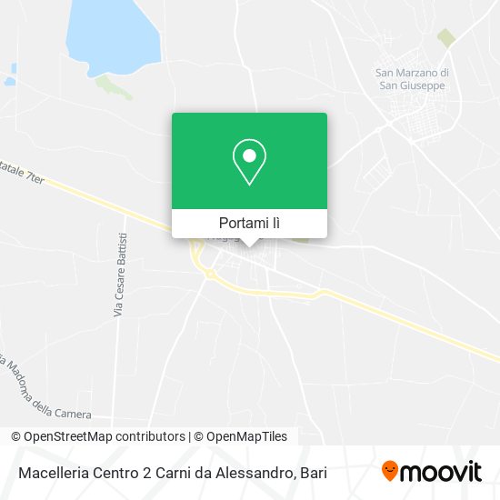 Mappa Macelleria Centro 2 Carni da Alessandro