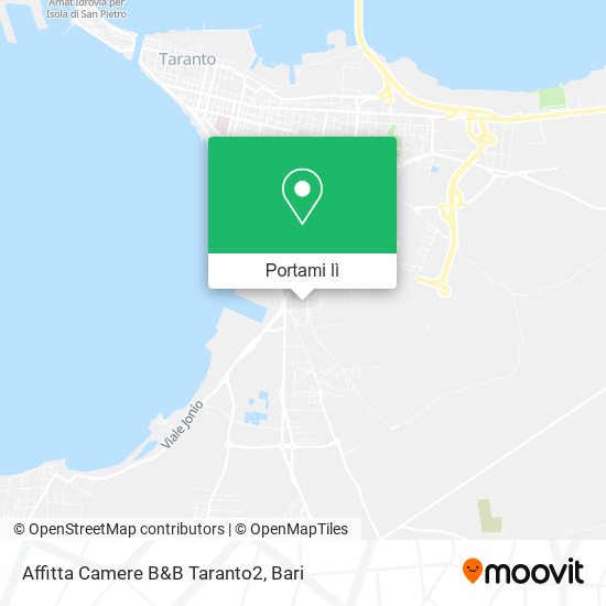 Mappa Affitta Camere B&B Taranto2