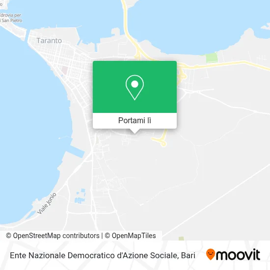 Mappa Ente Nazionale Democratico d'Azione Sociale