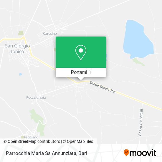 Mappa Parrocchia Maria Ss Annunziata