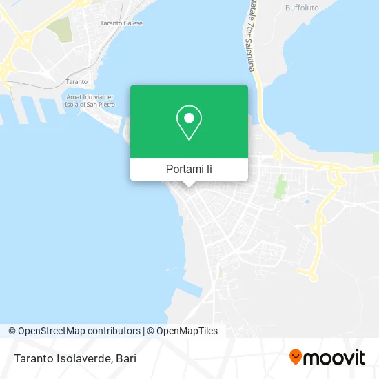 Mappa Taranto Isolaverde