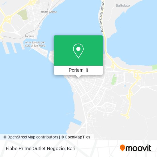 Mappa Fiabe Prime Outlet Negozio