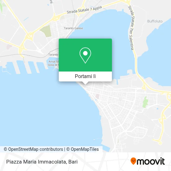 Mappa Piazza Maria Immacolata