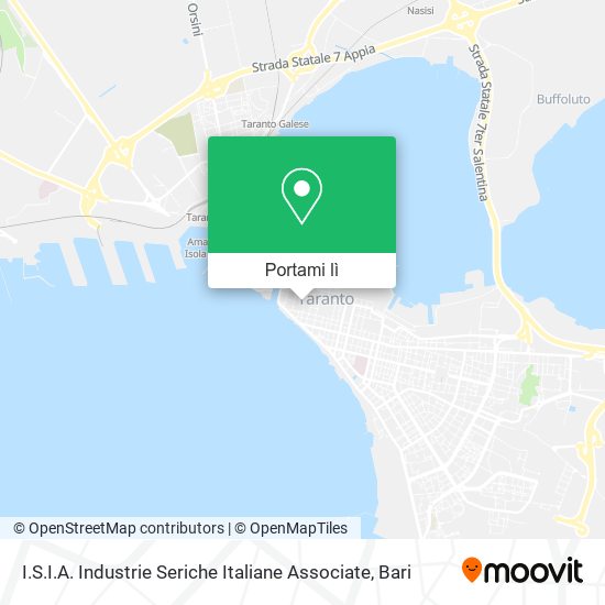 Mappa I.S.I.A. Industrie Seriche Italiane Associate
