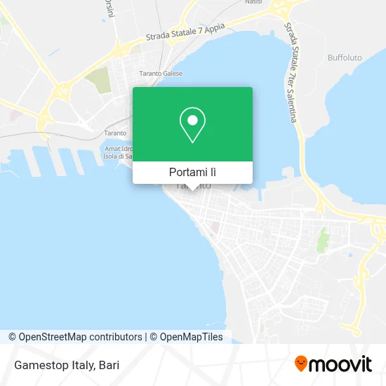 Mappa Gamestop Italy
