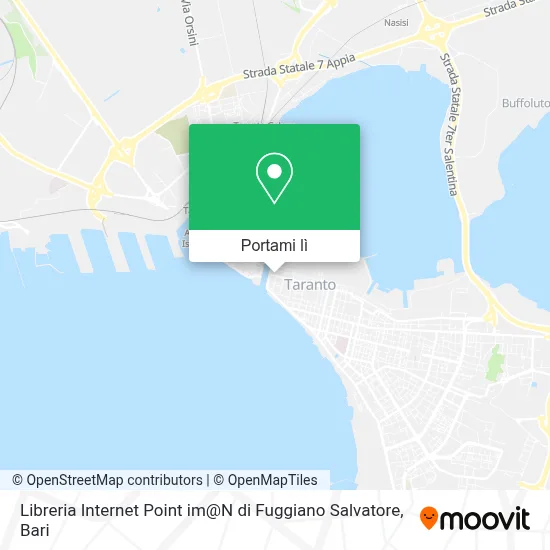 Mappa Libreria Internet Point im@N di Fuggiano Salvatore