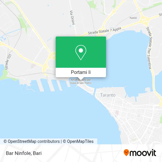 Mappa Bar Ninfole