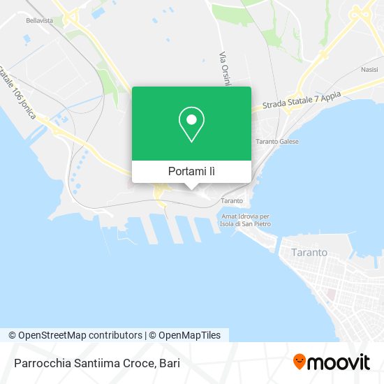 Mappa Parrocchia Santiima Croce