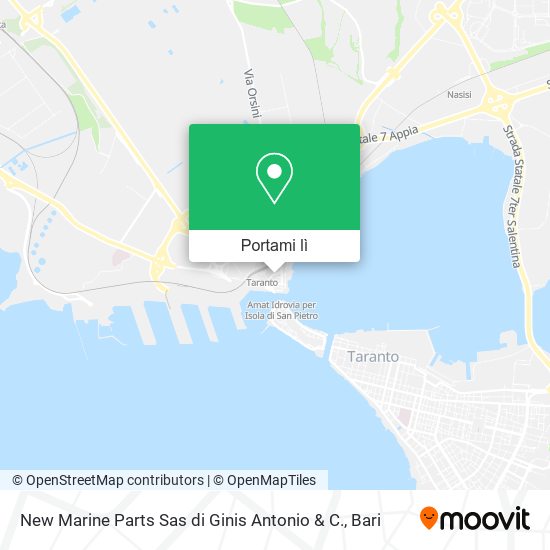 Mappa New Marine Parts Sas di Ginis Antonio & C.