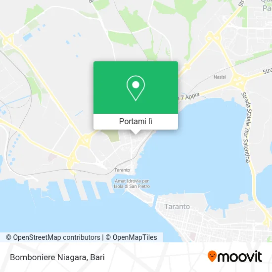 Mappa Bomboniere Niagara