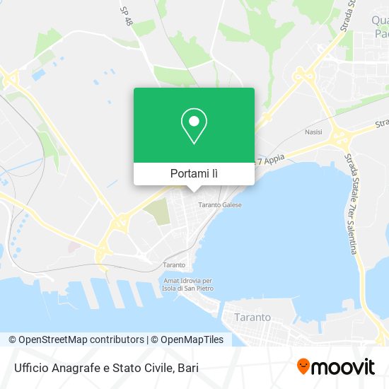 Mappa Ufficio Anagrafe e Stato Civile