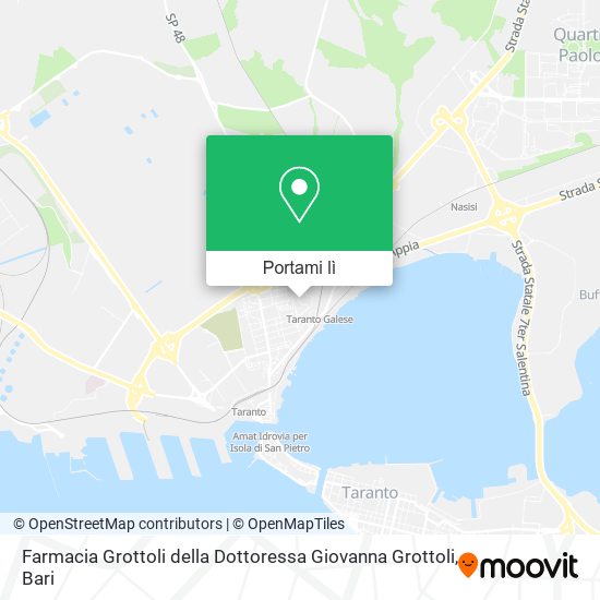 Mappa Farmacia Grottoli della Dottoressa Giovanna Grottoli