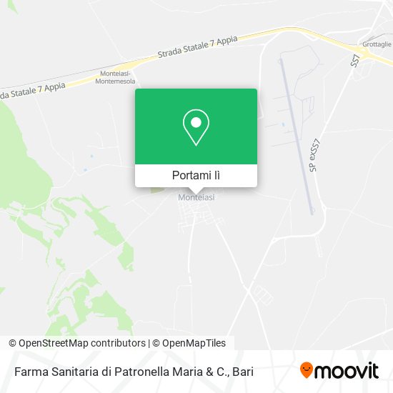 Mappa Farma Sanitaria di Patronella Maria & C.