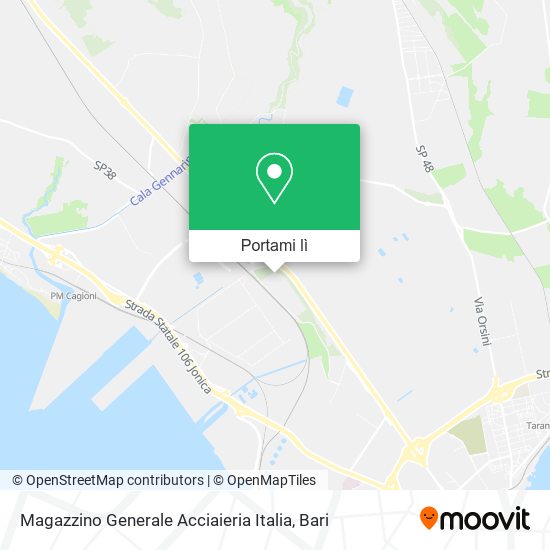 Mappa Magazzino Generale Acciaieria Italia