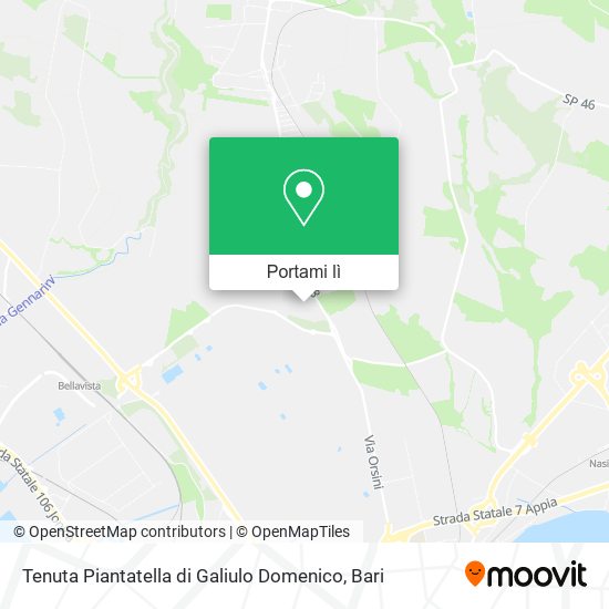 Mappa Tenuta Piantatella di Galiulo Domenico