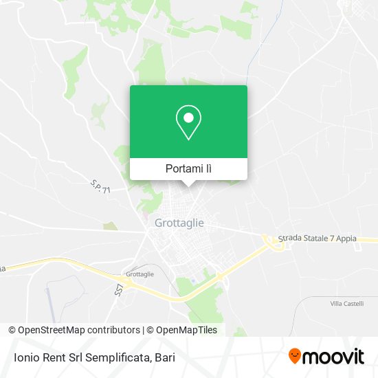 Mappa Ionio Rent Srl Semplificata