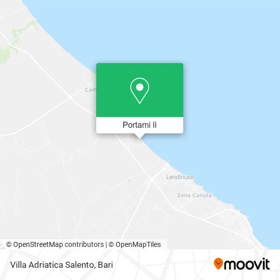 Mappa Villa Adriatica Salento