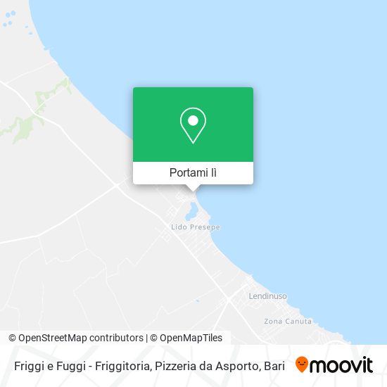 Mappa Friggi e Fuggi - Friggitoria, Pizzeria da Asporto