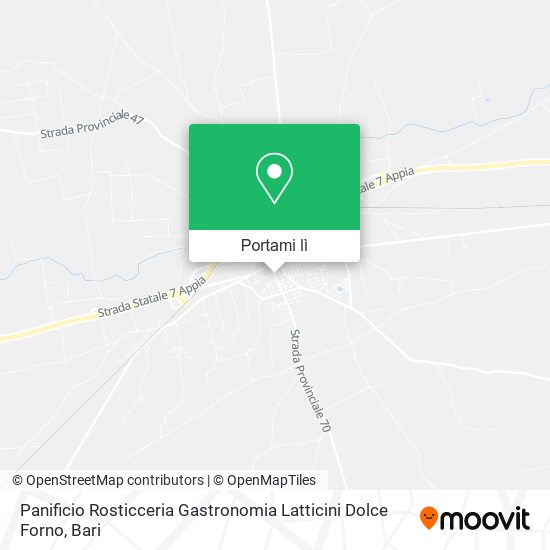 Mappa Panificio Rosticceria Gastronomia Latticini Dolce Forno