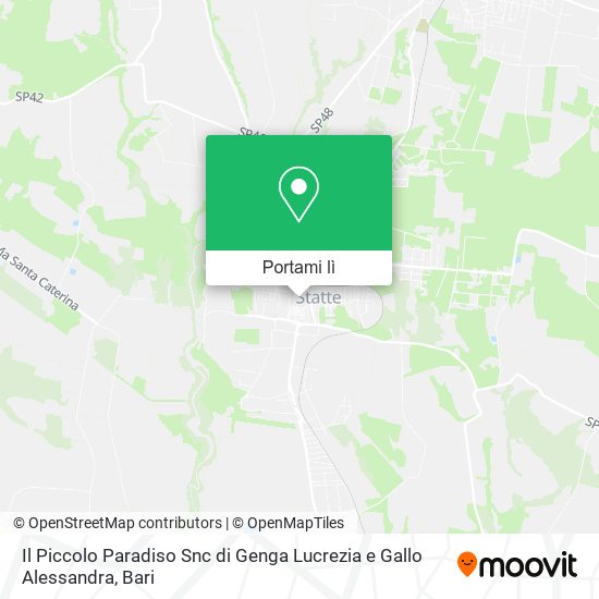 Mappa Il Piccolo Paradiso Snc di Genga Lucrezia e Gallo Alessandra
