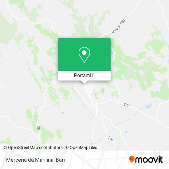 Mappa Merceria da Marilina