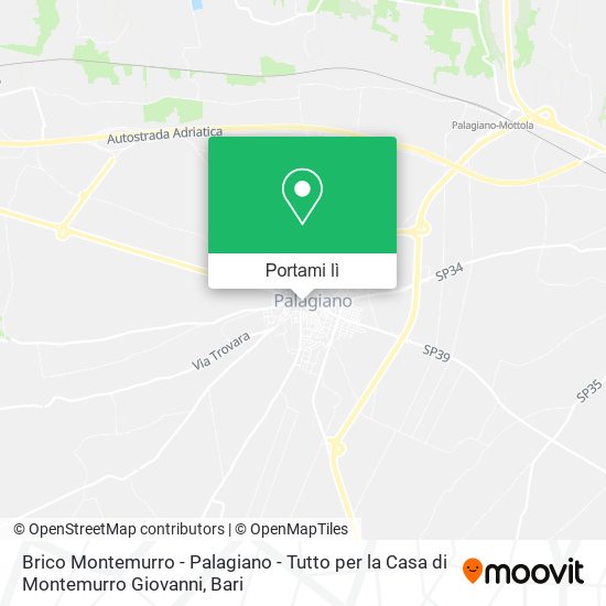 Mappa Brico Montemurro - Palagiano - Tutto per la Casa di Montemurro Giovanni