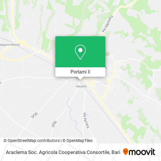 Mappa Araclema Soc. Agricola Cooperativa Consortile