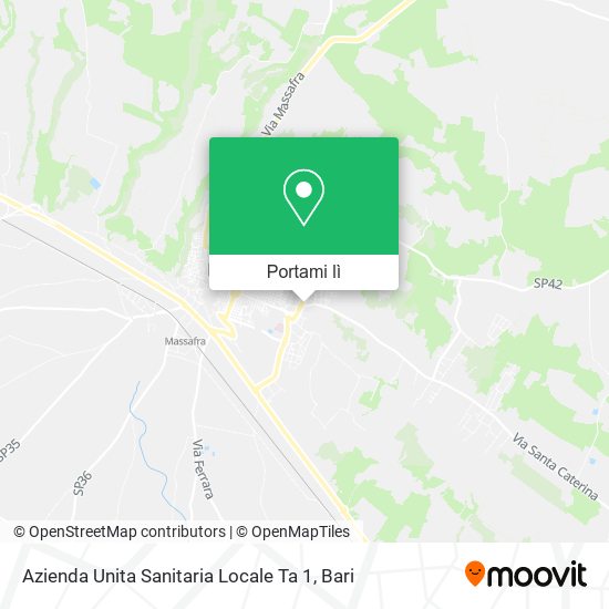 Mappa Azienda Unita Sanitaria Locale Ta 1
