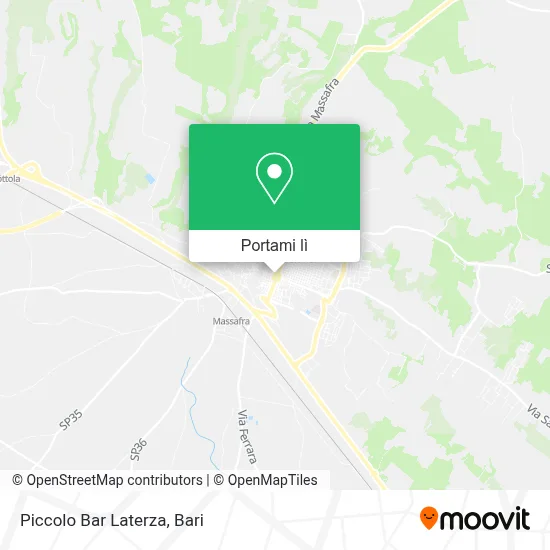Mappa Piccolo Bar Laterza