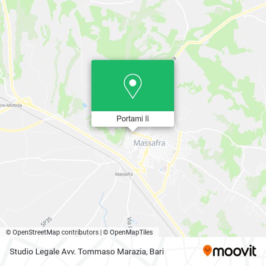 Mappa Studio Legale Avv. Tommaso Marazia