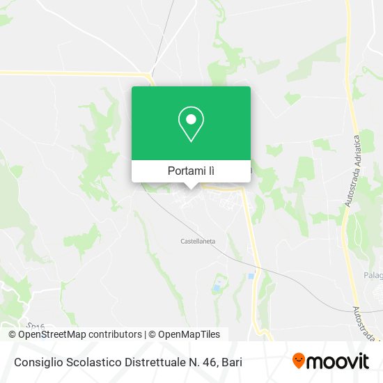 Mappa Consiglio Scolastico Distrettuale N. 46
