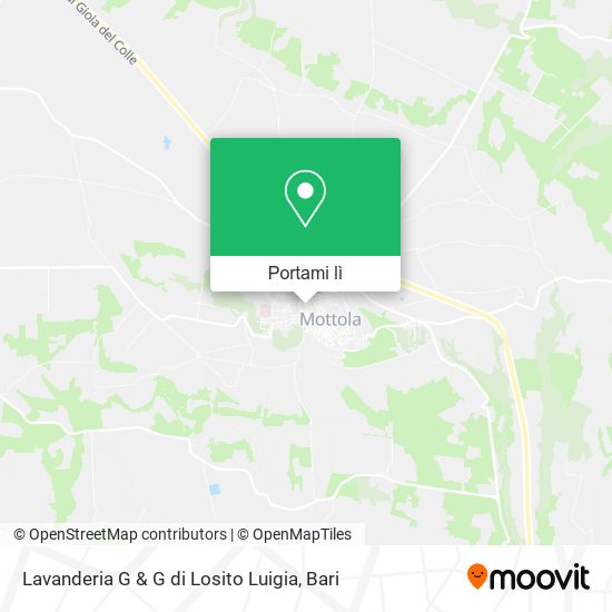 Mappa Lavanderia G & G di Losito Luigia