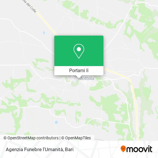 Mappa Agenzia Funebre l'Umanità
