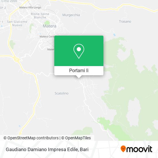 Mappa Gaudiano Damiano Impresa Edile