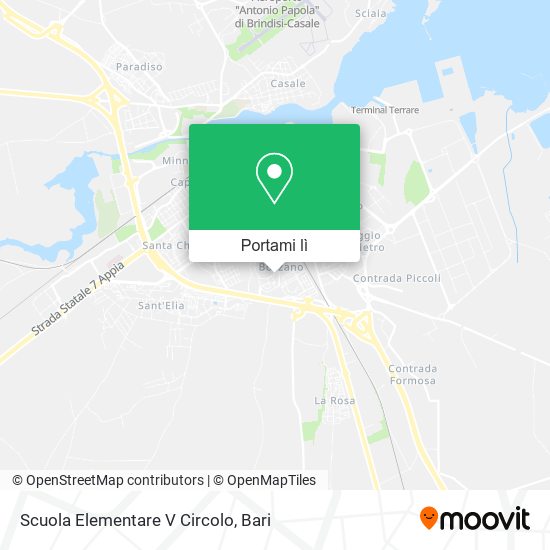 Mappa Scuola Elementare V Circolo
