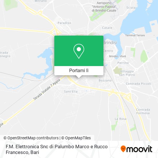 Mappa F.M. Elettronica Snc di Palumbo Marco e Rucco Francesco