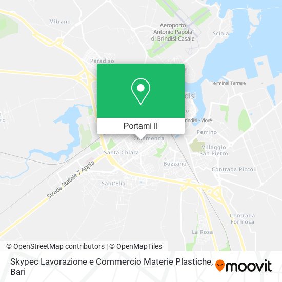 Mappa Skypec Lavorazione e Commercio Materie Plastiche