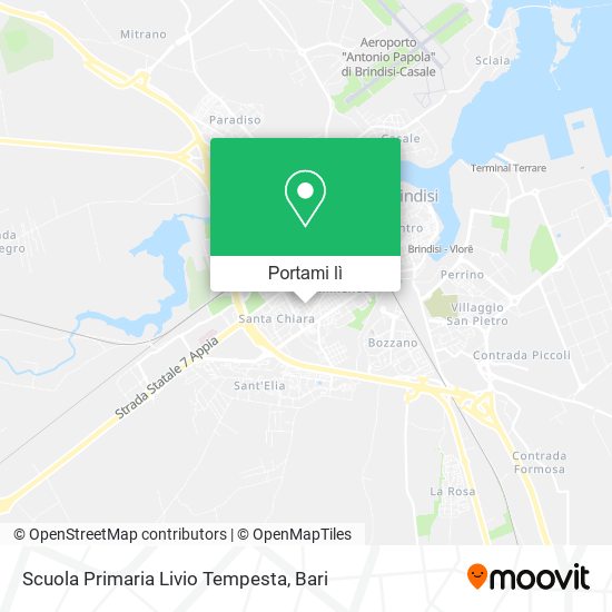 Mappa Scuola Primaria Livio Tempesta
